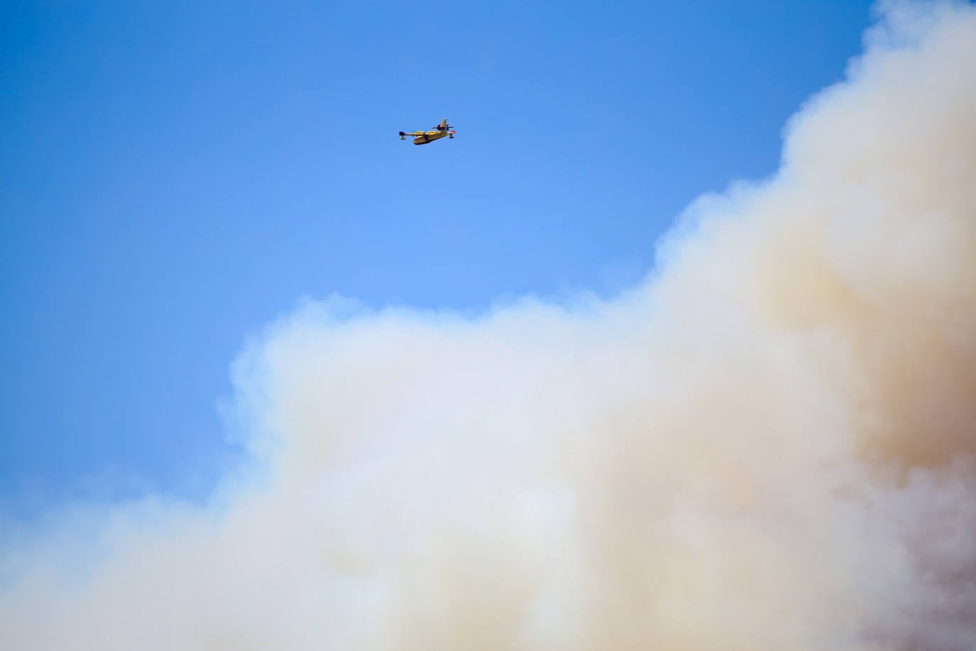 Málaga. La situación también es crítica en esta provincia, donde ya se superan las 3.000 personas evacuadas. El fuego no ha dado tregua a los efectivos forestales en la Sierra de Mijas ya que las condiciones para las tareas de extinción son extremadamente difíciles dada la orografía, las condiciones climatológicas y la superficie repleta de pinares. Todos estos factores provocaron que este viernes las llamas se propagaran hasta los 50 metros por minuto.