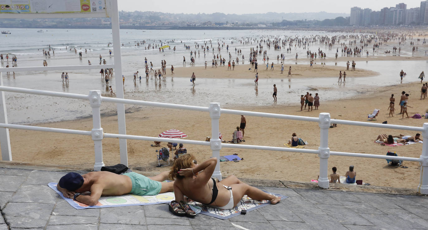 Fotos: Así vive Asturias el día más caluroso del año