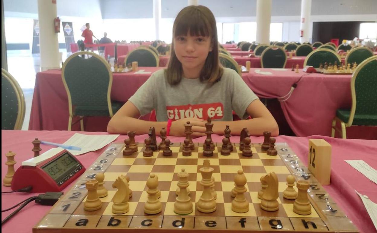 Alina Prochaieva, campeona de España femenina de ritmo rápido. 