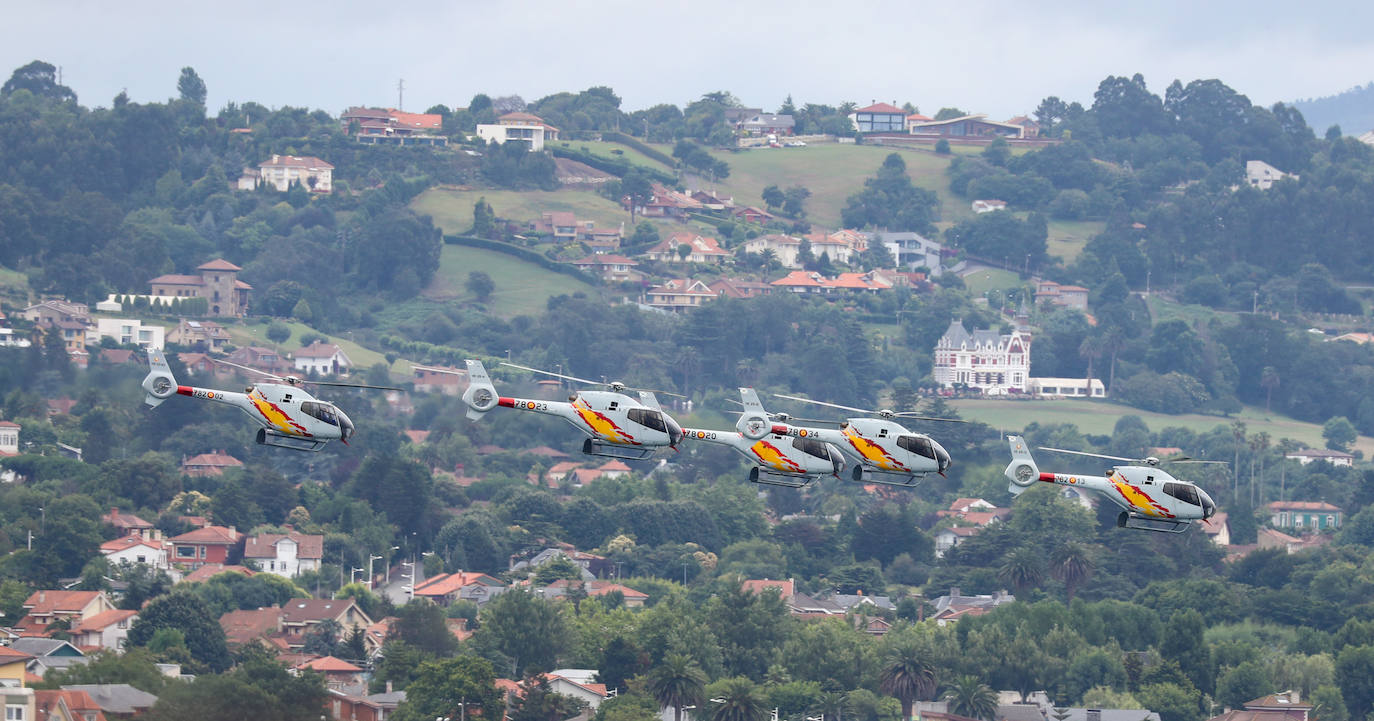 Fotos: Gijón ya disfruta del espectáculo del cielo