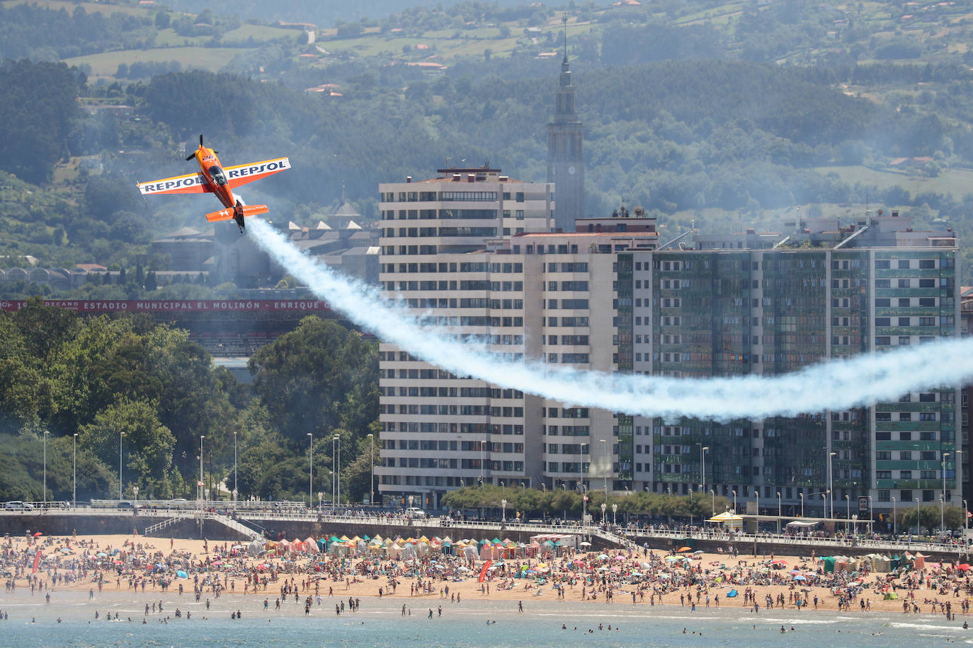 Fotos: Gijón disfruta de los preparativos del Festival Aéreo