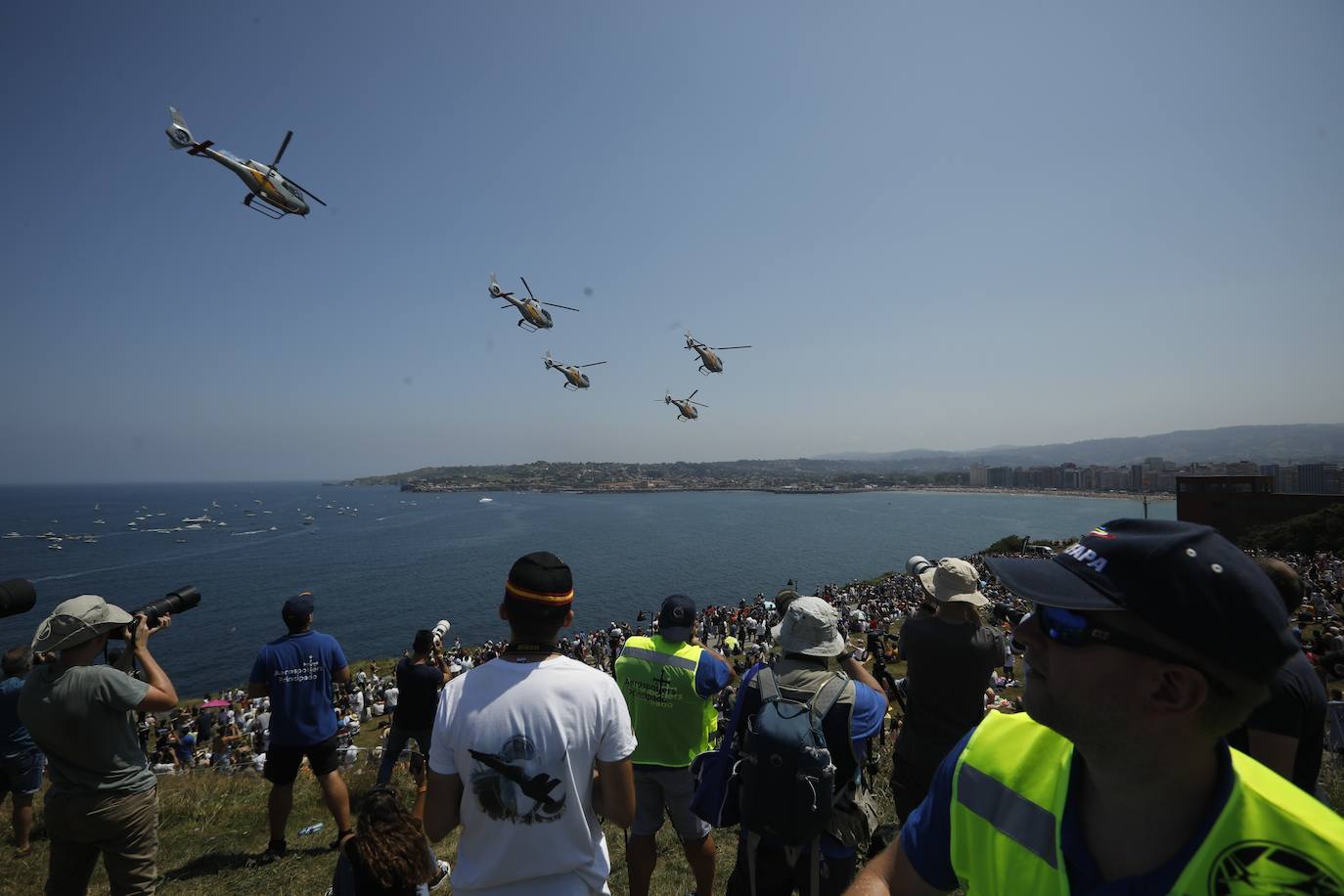 Fotos: Multitudinario y espectacular Festival Aéreo de Gijón