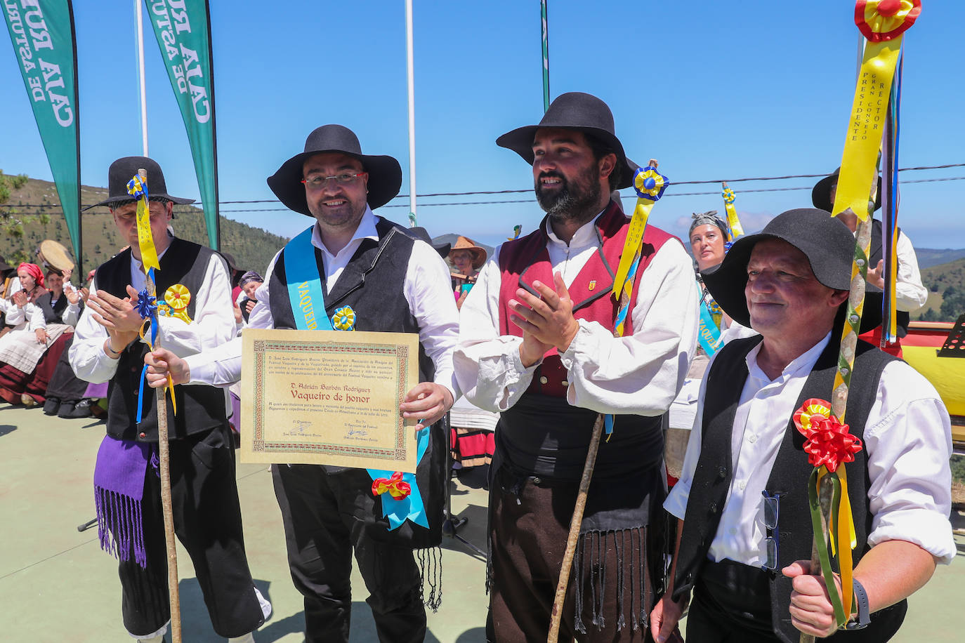 Fotos: Julio Fernández y Sonia Areces se dan el &#039;sí quiero&#039; en la boda vaqueira de Aristébano