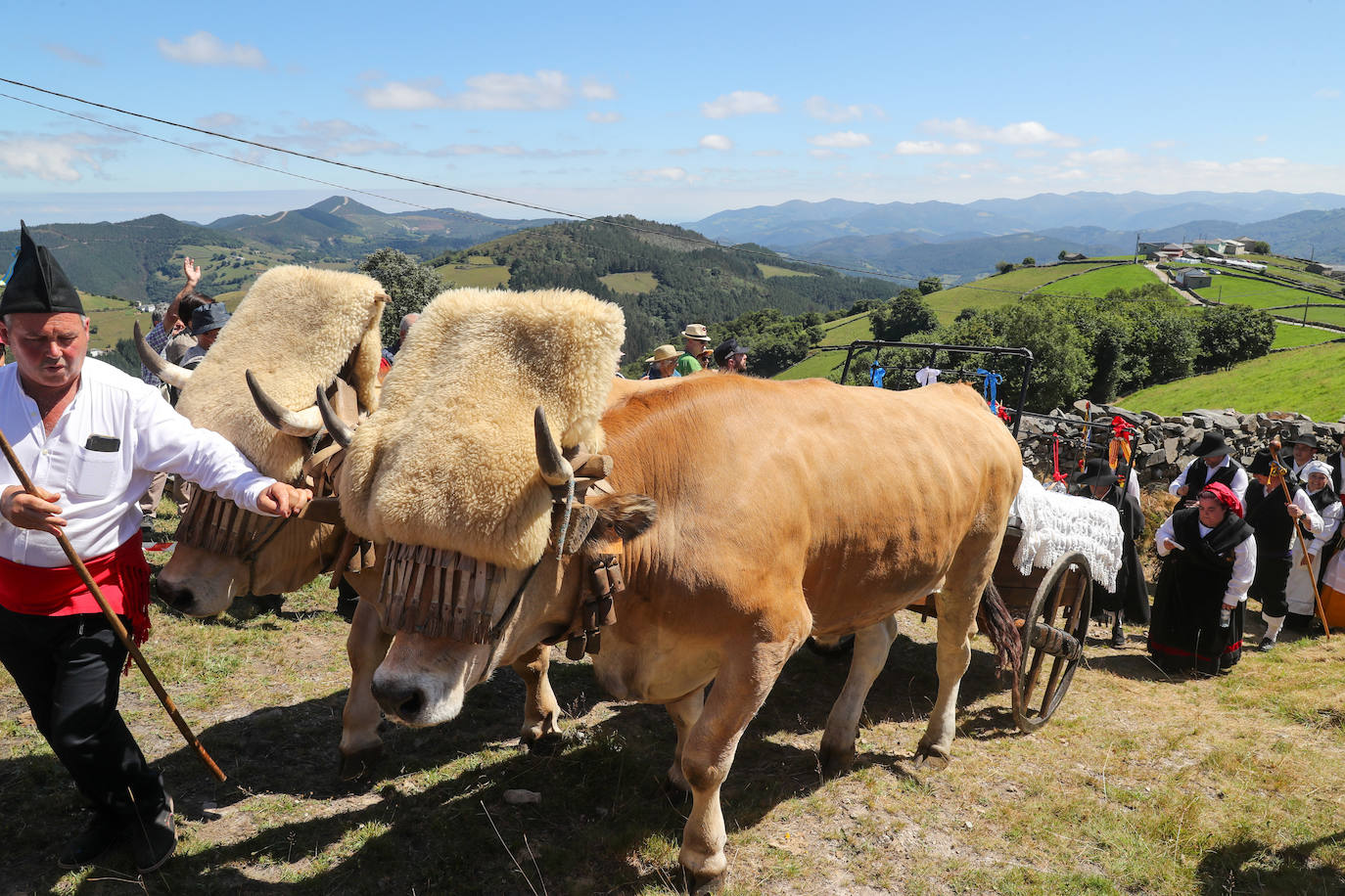 Fotos: Julio Fernández y Sonia Areces se dan el &#039;sí quiero&#039; en la boda vaqueira de Aristébano