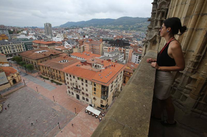 Fotos: La torre de la Catedral de Oviedo abre sus puertas tras su rehabilitación