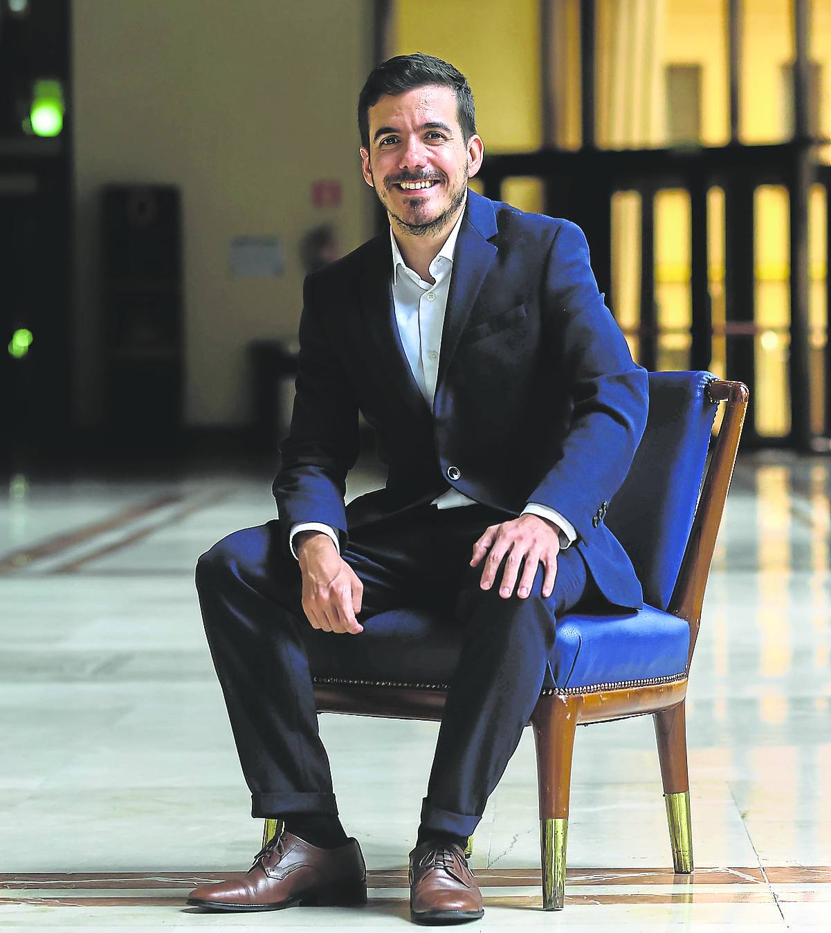 Nuno Coelho, en el Auditorio de Oviedo.