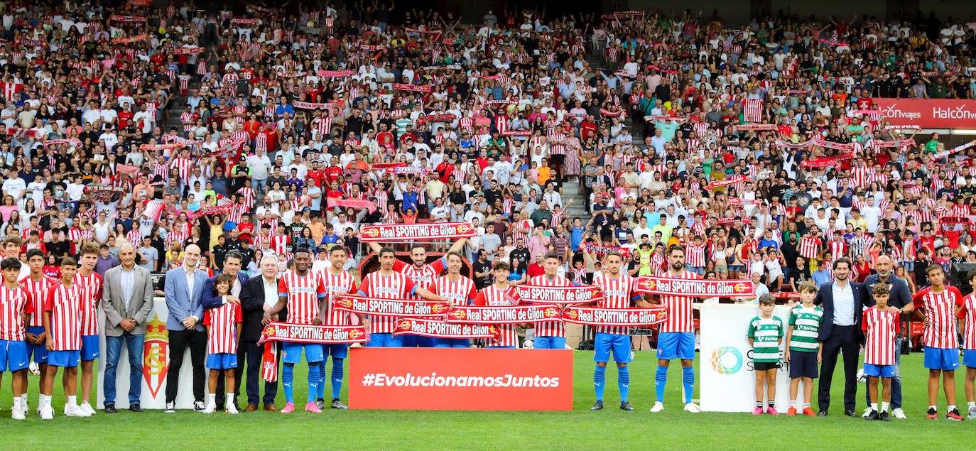 Fotos: Búscate en la presentación de los últimos fichajes del Sporting