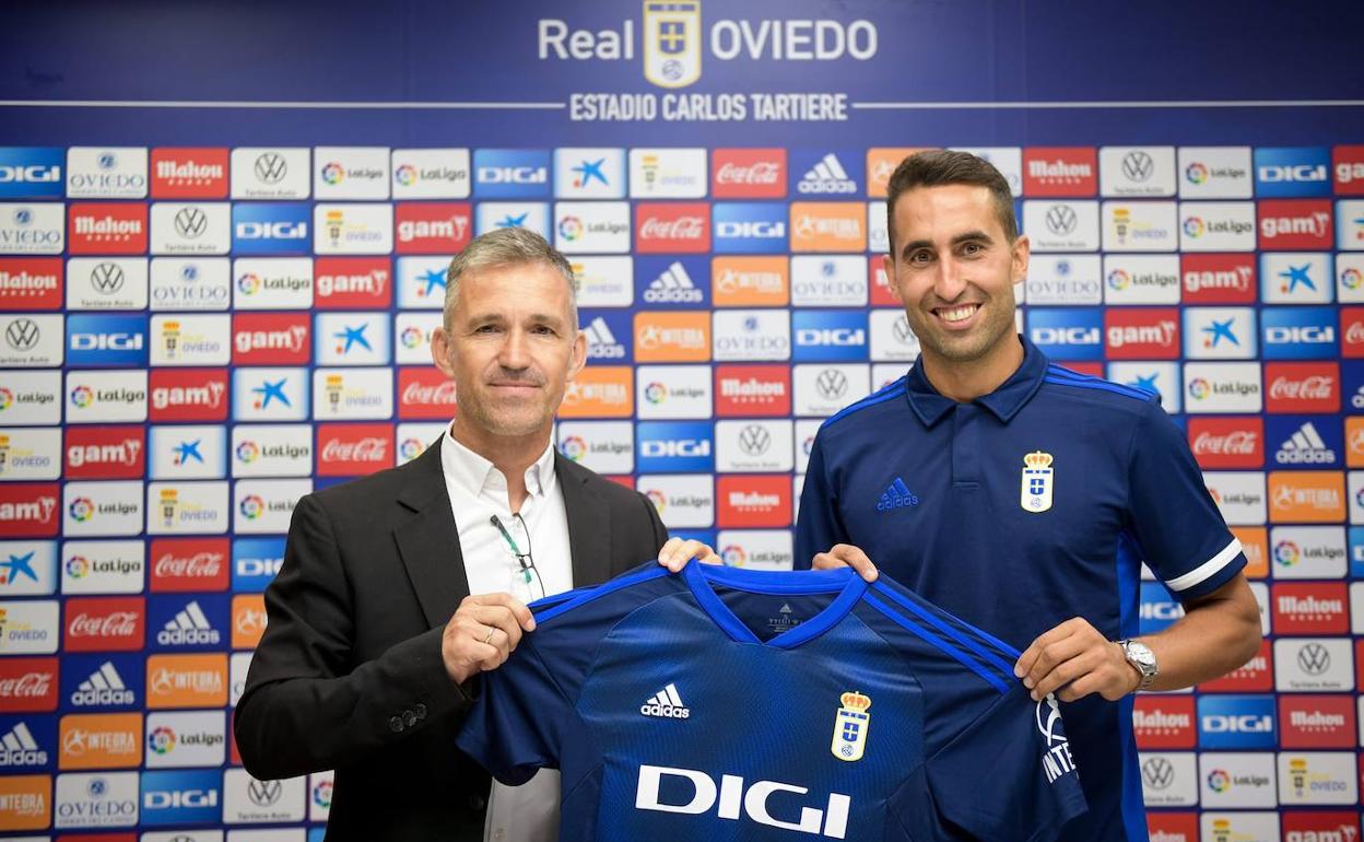 Tito Blanco junto a Ángel Montoro.