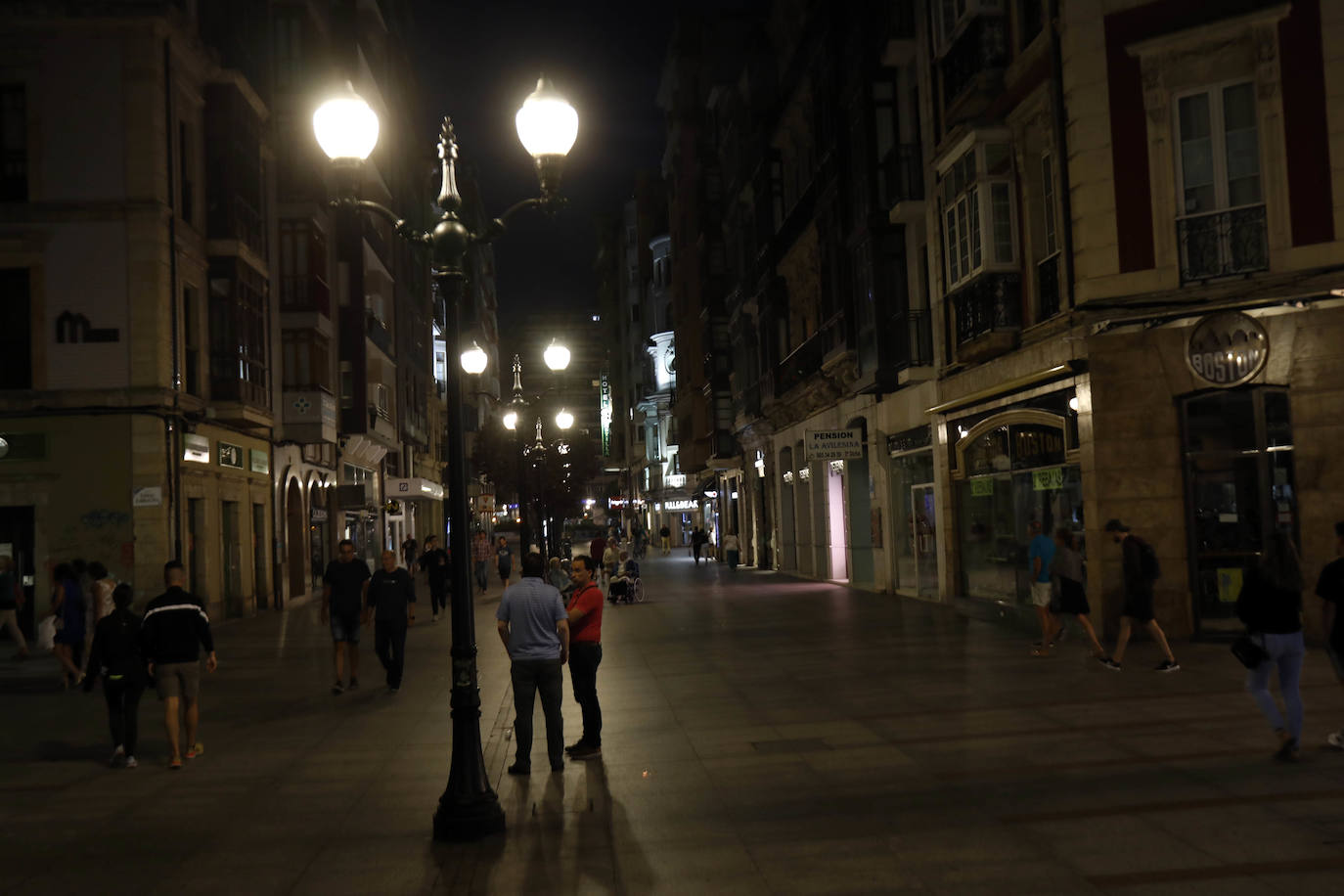 La calle Corrida en Gijón.
