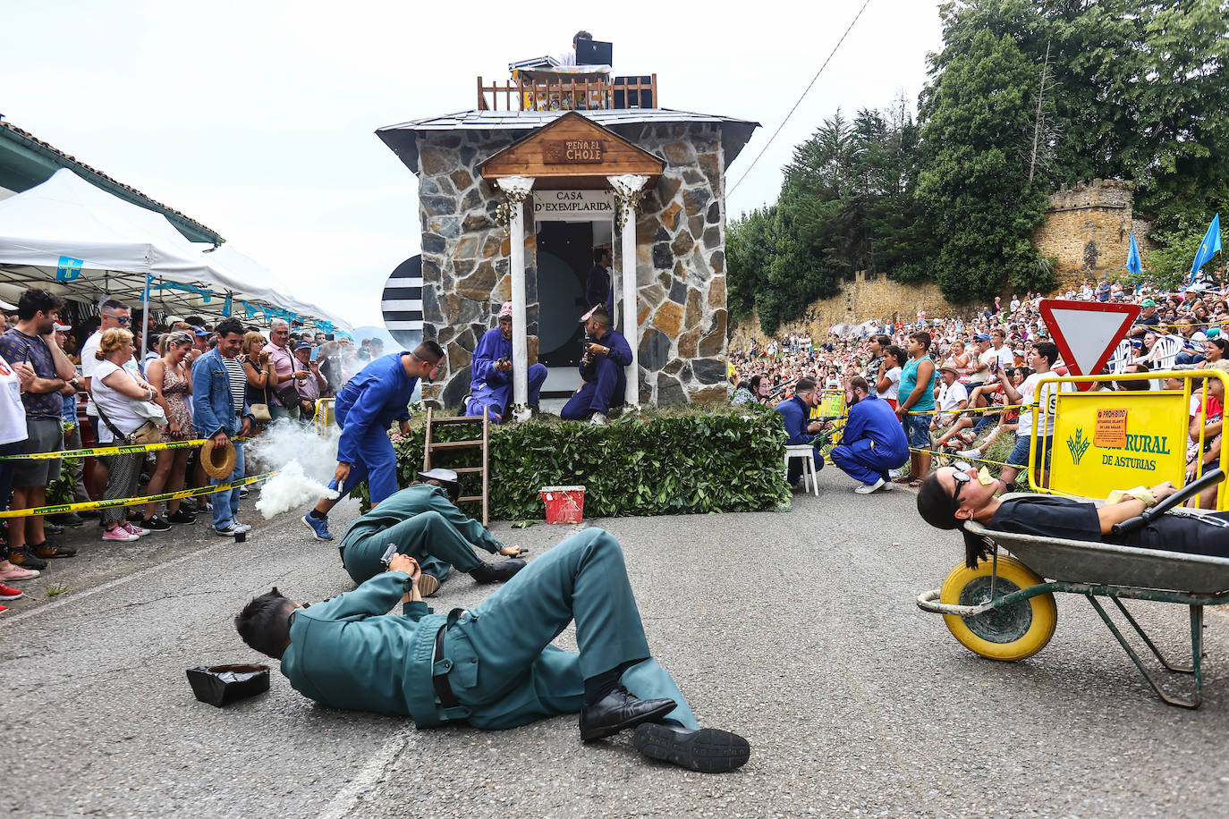 Fotos: Carrozas que sueñan con ser Pueblo Ejemplar de Asturias