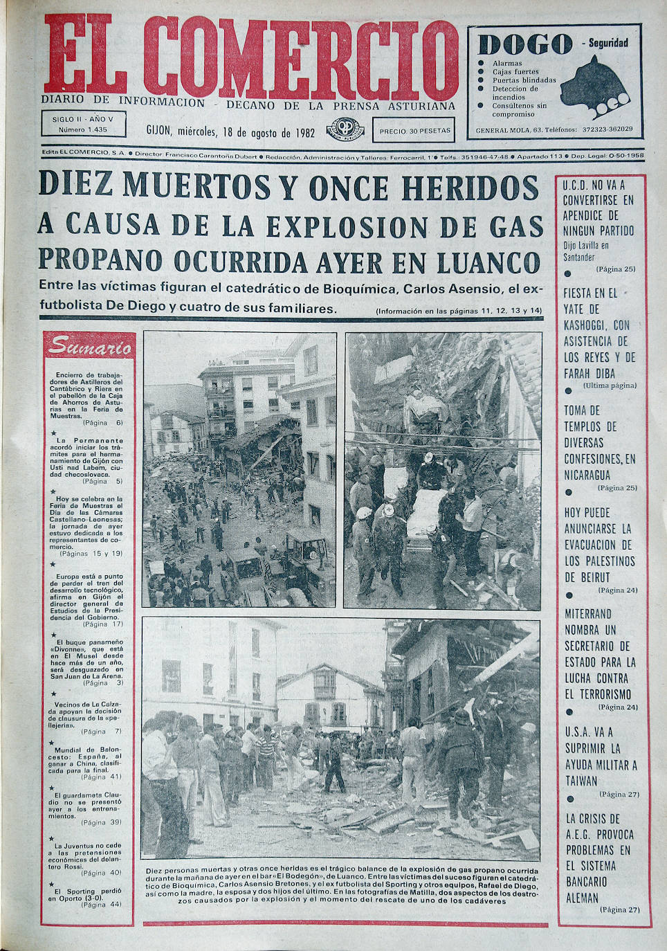 Fotos: La noche más negra de Luanco