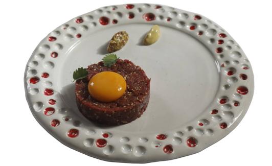 Receta de steak tartar de solomillo del restaurante Los Patios, en Gijón