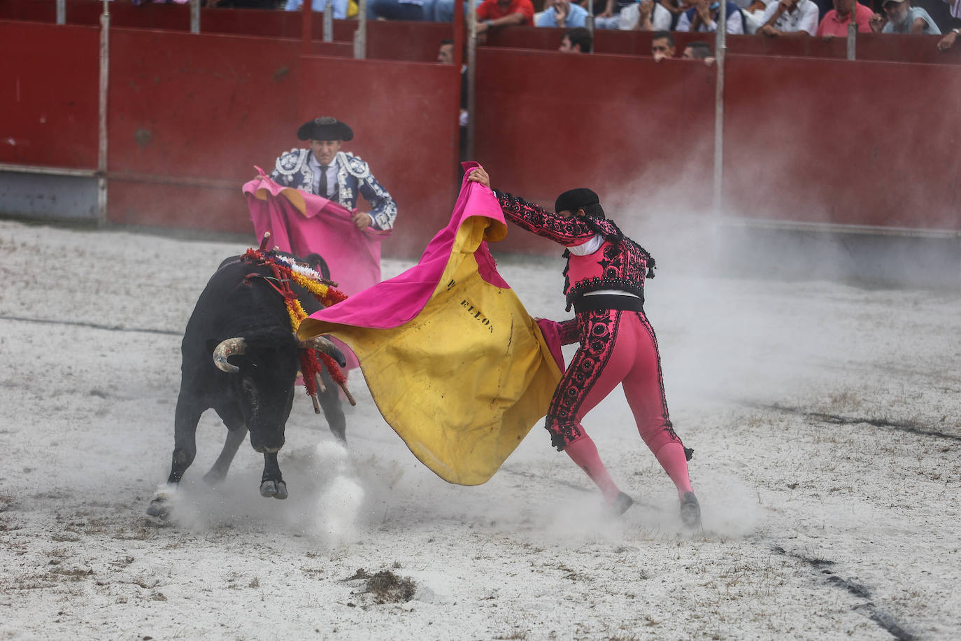 Fotos: Tensión y toros en Benia de Onís