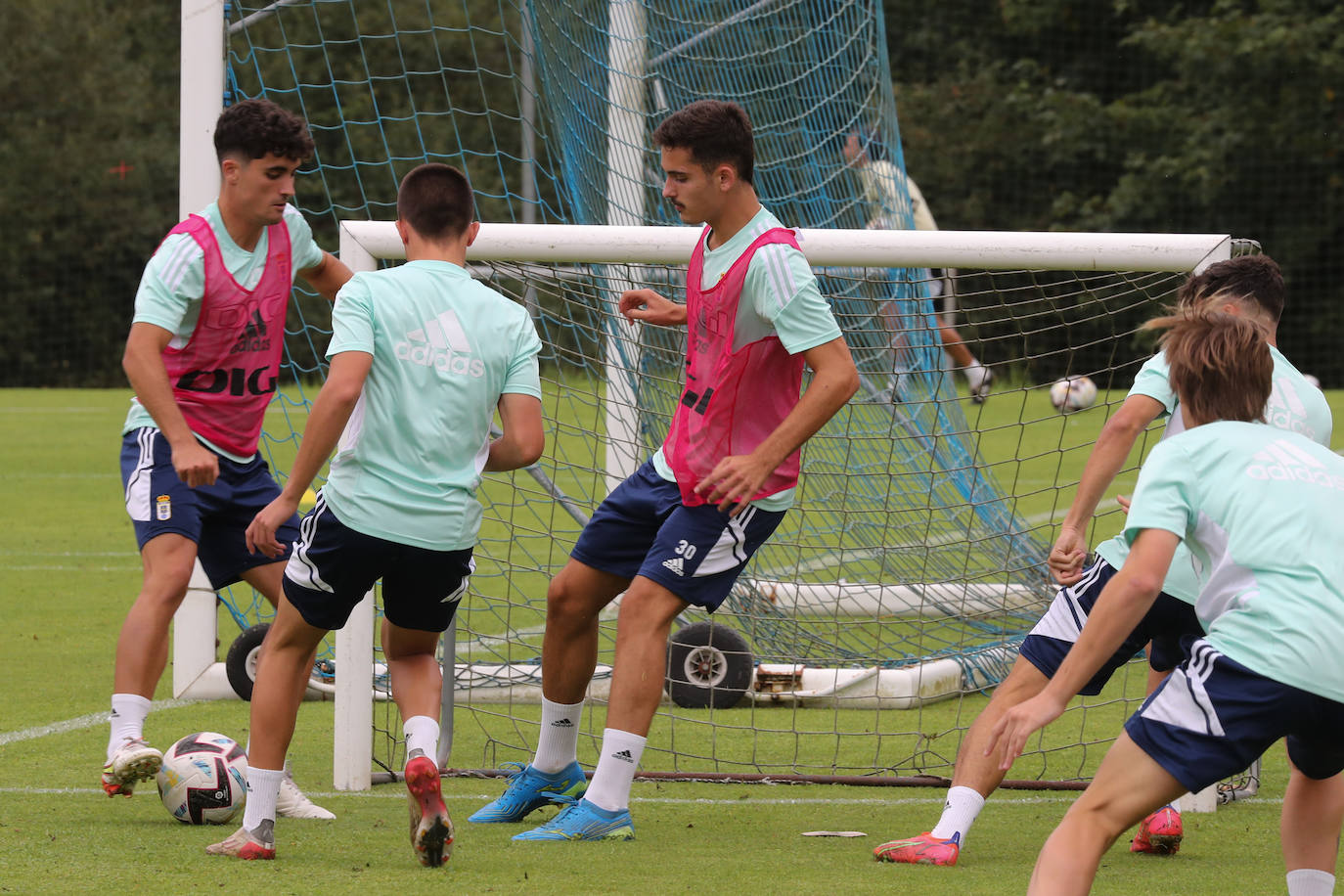 Fotos: Entrenamiento del Real Oviedo (22/08/2022)