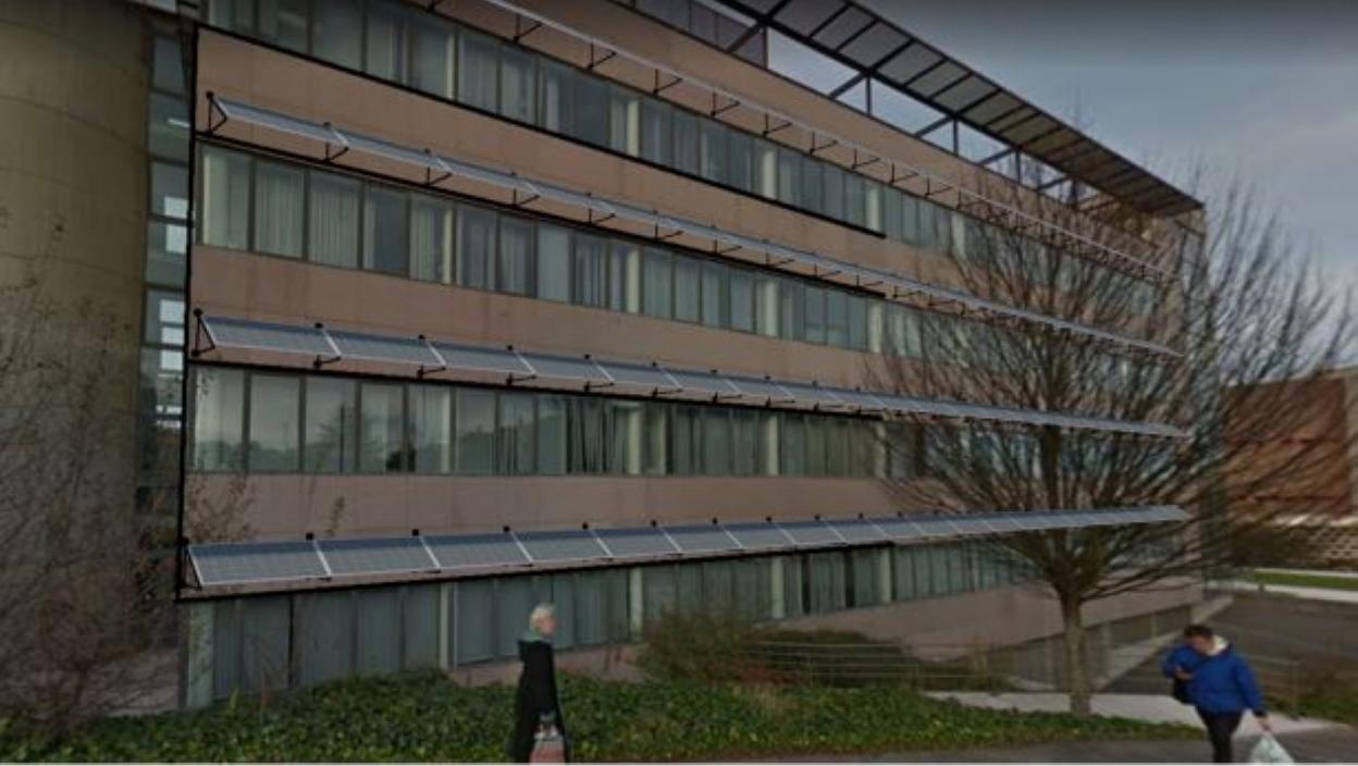 Infografía sobre las placas en el edificio Santiago Gascón de El Cristo. 