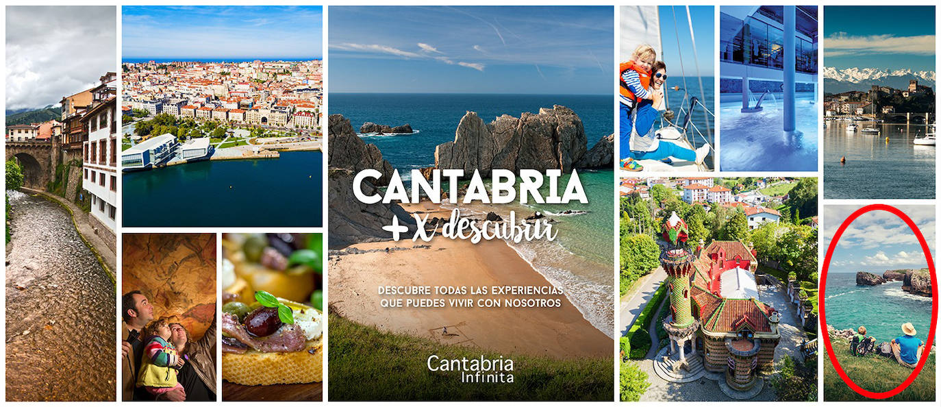 Abajo a la derecha, la playa de Cebías, en Buelna.