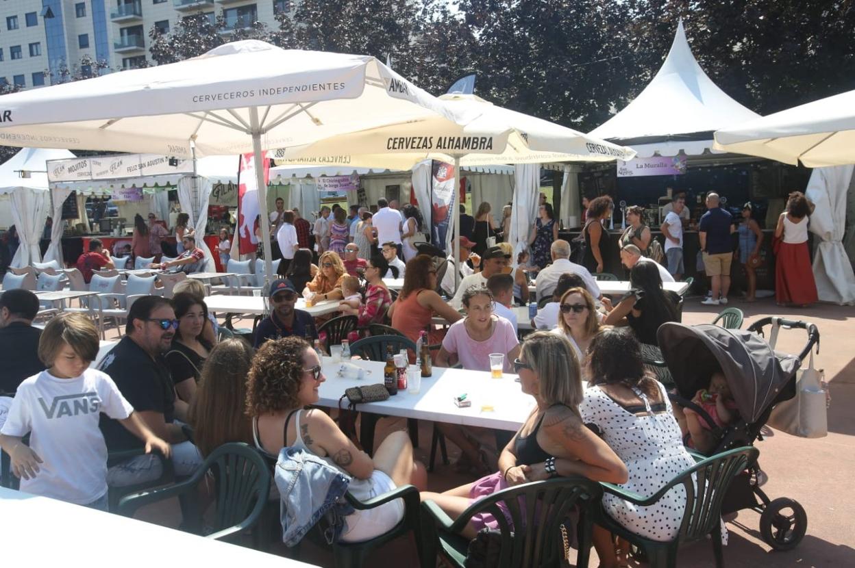 Los chiringuitos estuvieron muy concurridos.
