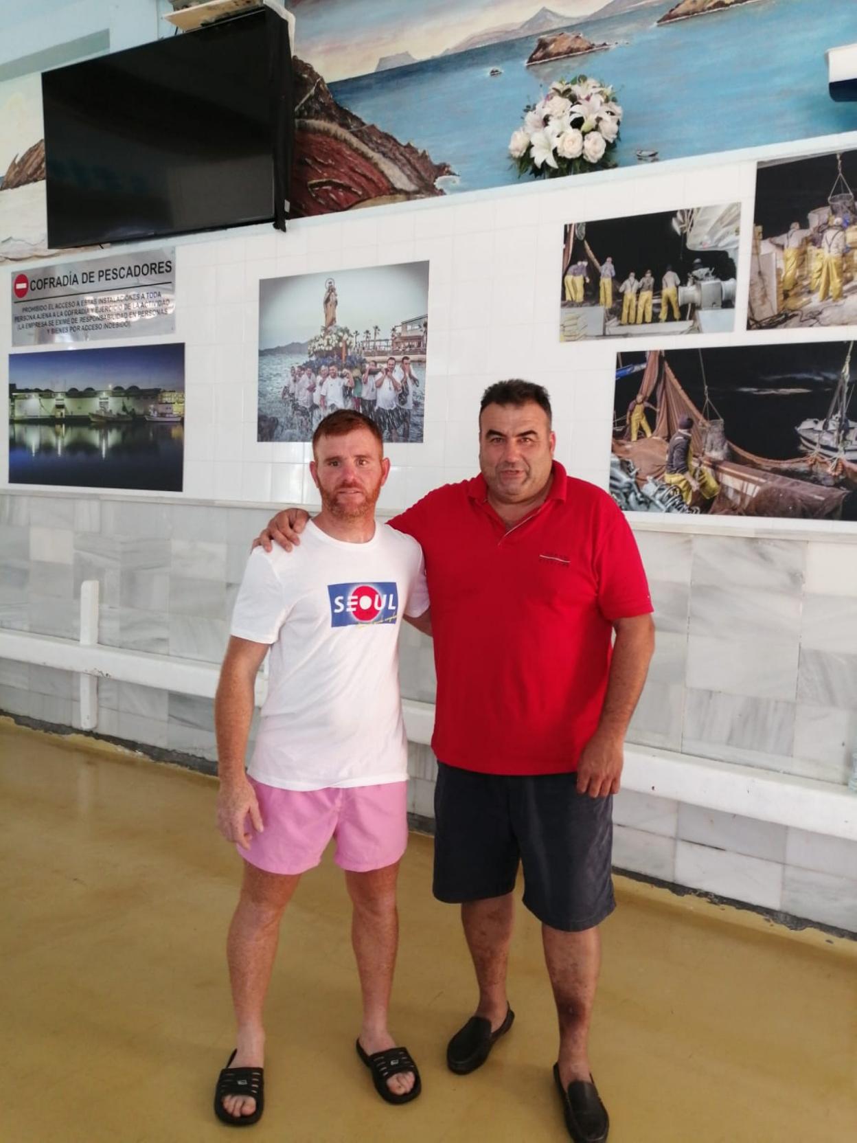 Manuel Jesús Iglesias, de Luarca, y Manuel Sánchez, de Mazarrón. 