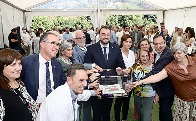 Presentación del inicio de los trabajos para la ampliación del hospital de Cabueñes.