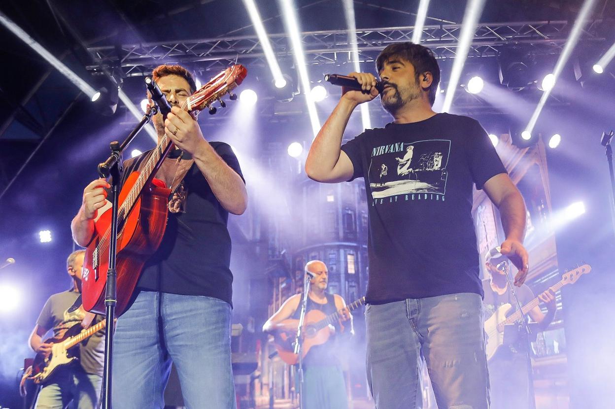 Los hermanos Muñoz, en un concierto anterior. 