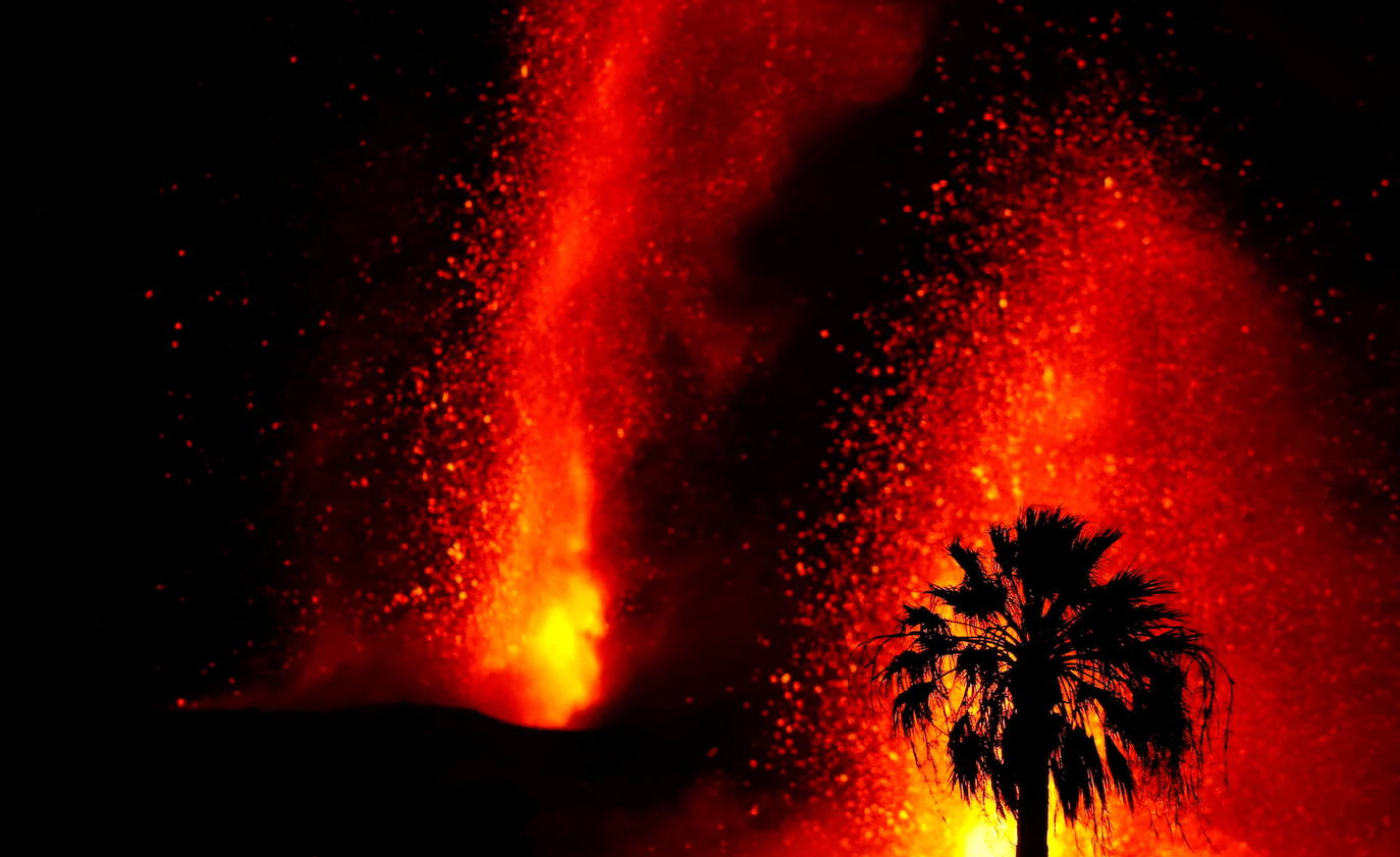 Fotos: Las imágenes más impactantes del volcán de La Palma