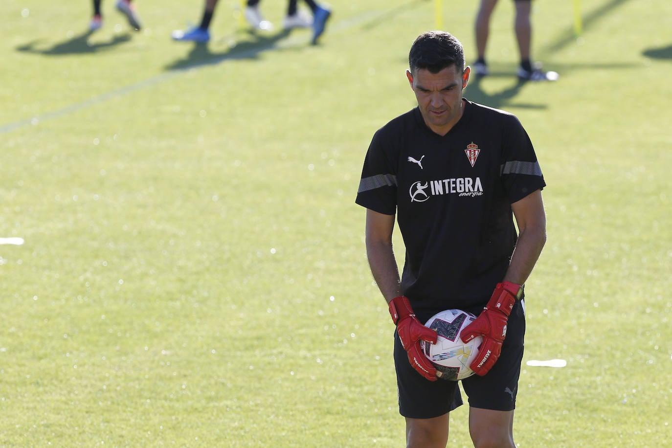 Fotos: Entrenamiento del Sporting (22-09-2022)