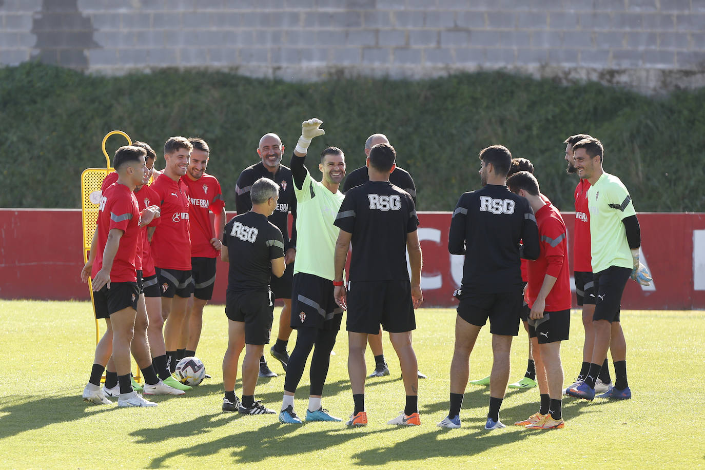 Fotos: Entrenamiento del Sporting (22-09-2022)