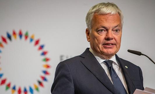 El comisario europeo de Justicia, Didier Reynders, en Bruselas.