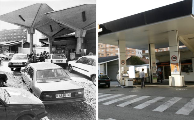 La gasolinera de avenida de Portugal sufrió un notable cambio al cambiar de propietarios. Las instalaciones ya no cuentan con los 'paraguas' que la hacían singular. 