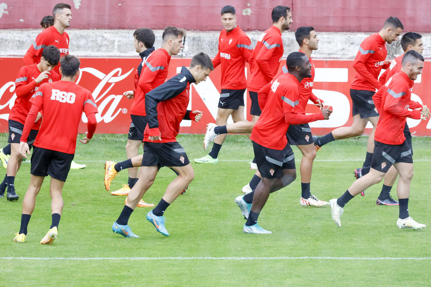 Fotos: Entrenamiento del Sporting (28/09/2022)