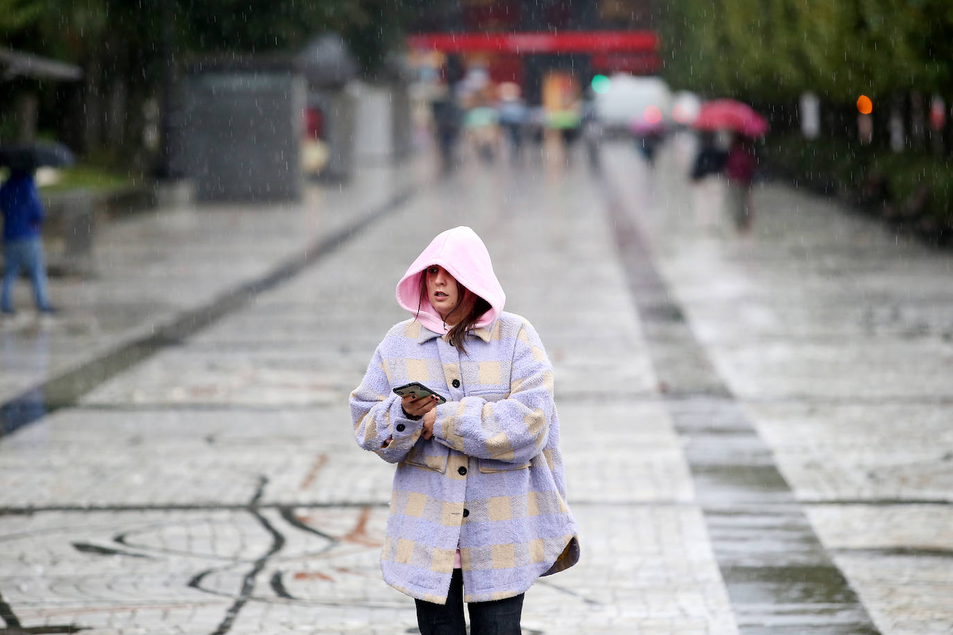 Fotos: Asturias bajo el paraguas