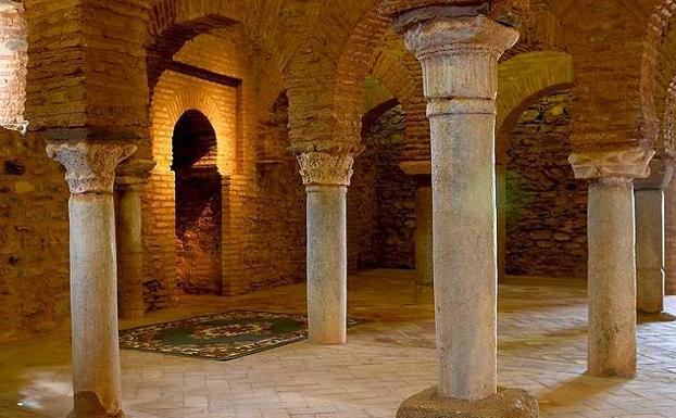 Interior del Castillo de Almonaster la Real (Huelva). 