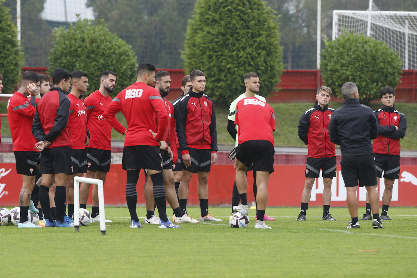 Fotos: Entrenamiento del Sporting (10/10/22)
