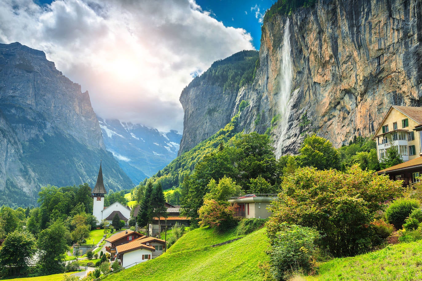 Lauterbrunnen, en Suiza. 