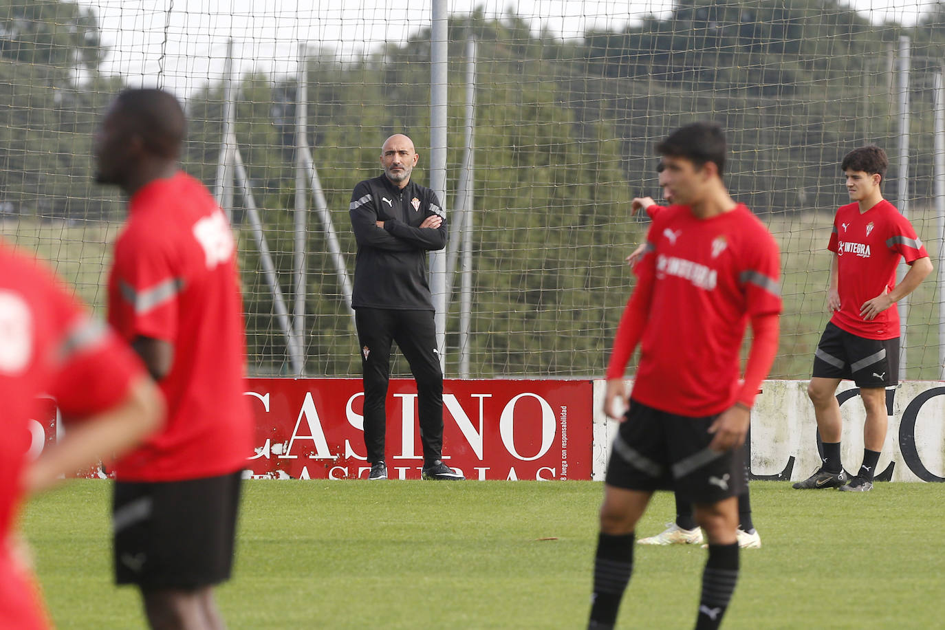 Fotos: Entrenamiento del Sporting (16-10-2022)