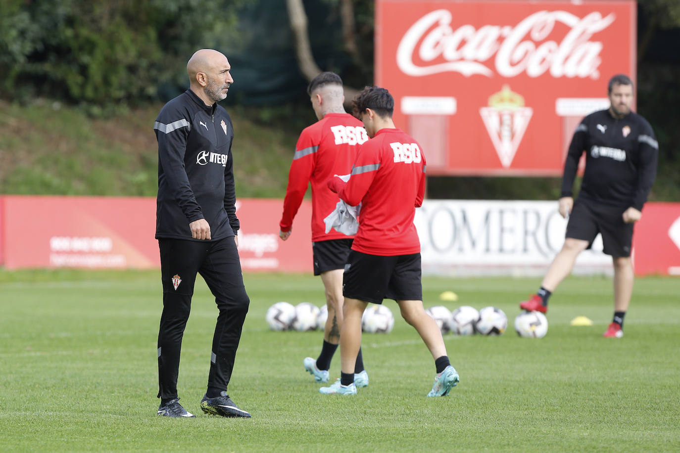 Fotos: Entrenamiento del Sporting (16-10-2022)