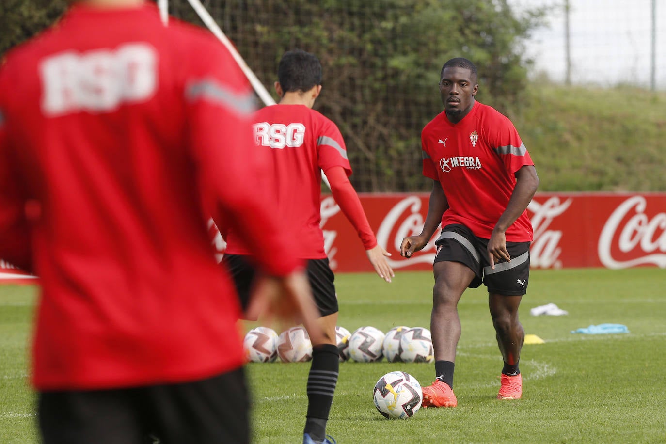 Fotos: Entrenamiento del Sporting (16-10-2022)