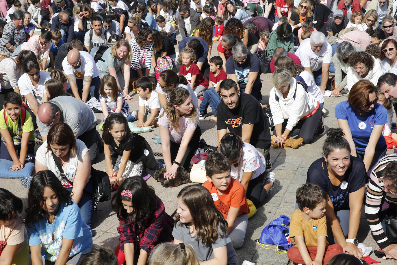 Fotos: Récord de reanimación simultánea en Gijón