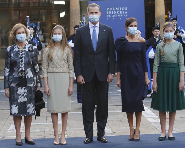 Familia Real en los Premios Princesa de Asturias 2020. 