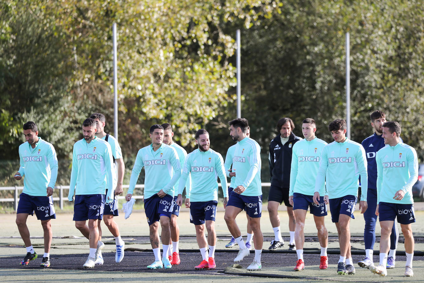 Fotos: Entrenamiento del Real Oviedo (23/10/2022)