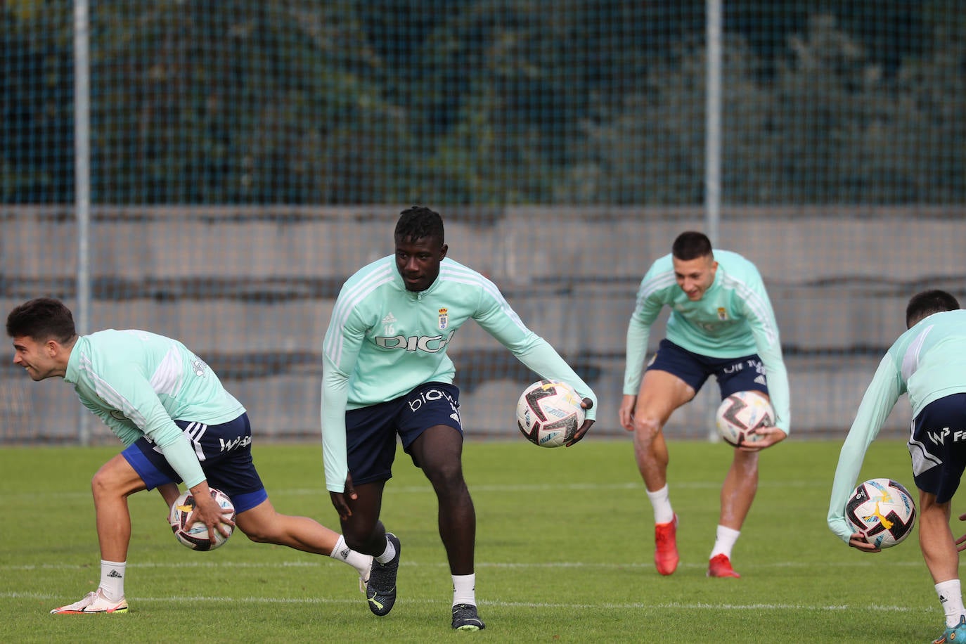 Fotos: Entrenamiento del Real Oviedo (23/10/2022)