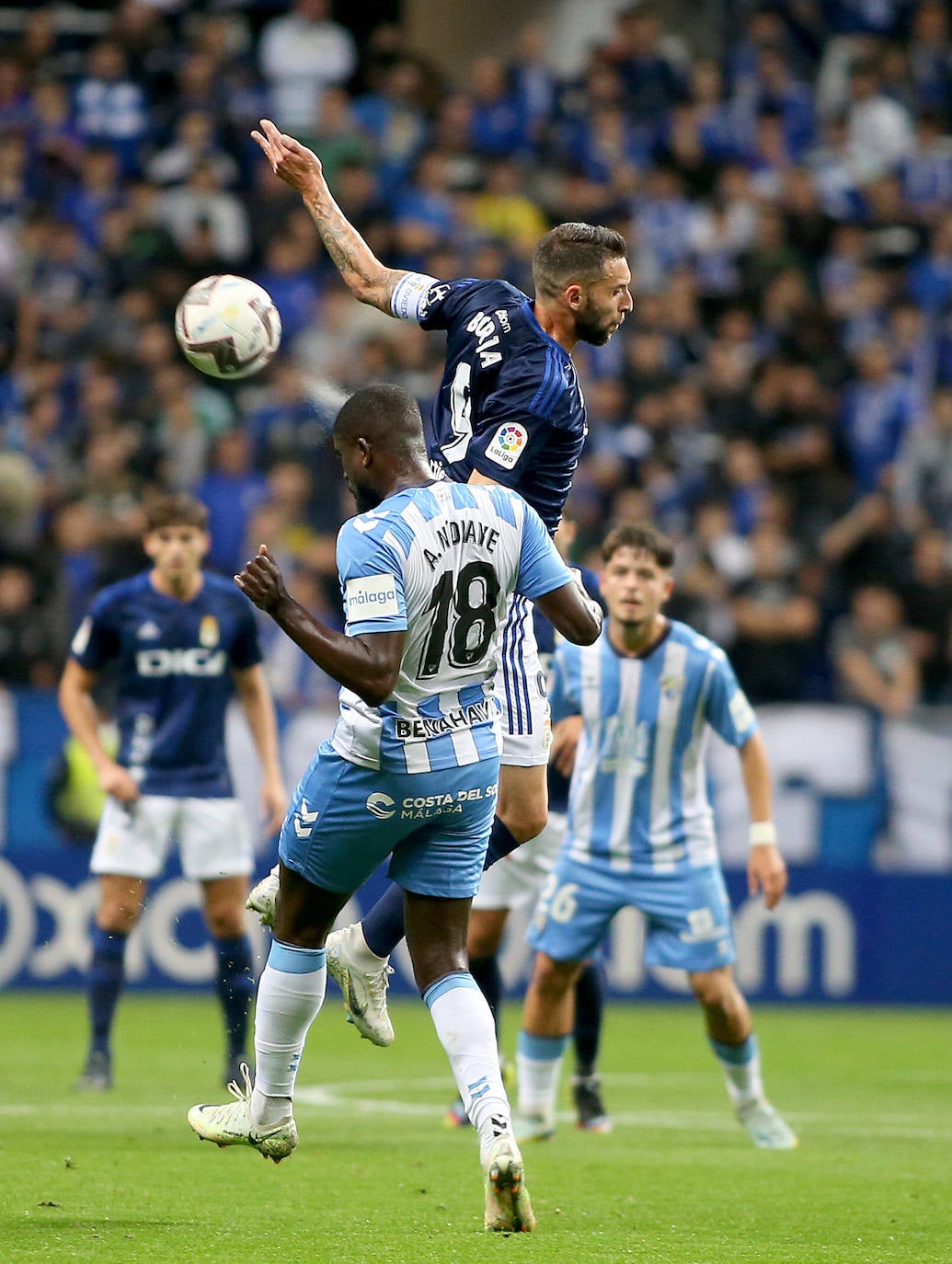 Fotos: Las mejores jugadas del Real Oviedo - Málaga