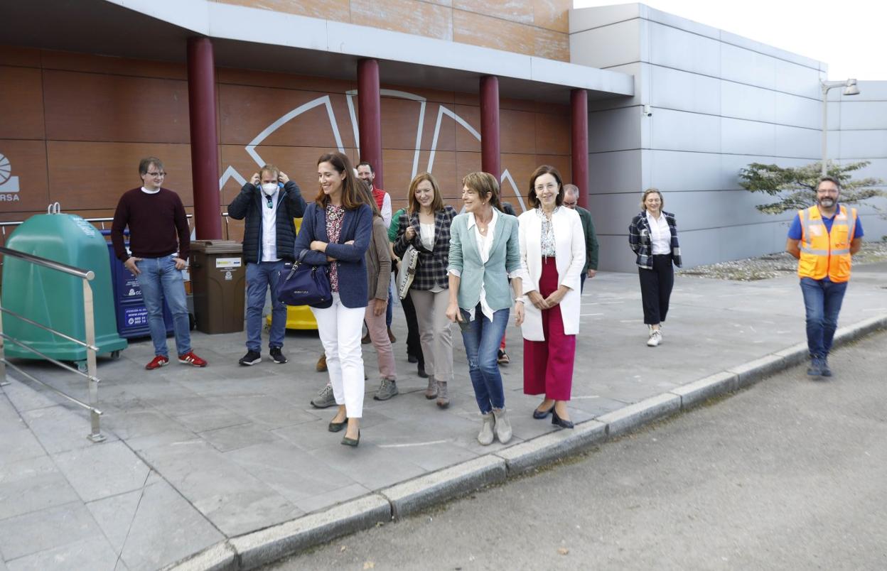 Una Premio Princesa en las instalaciones de Cogersa