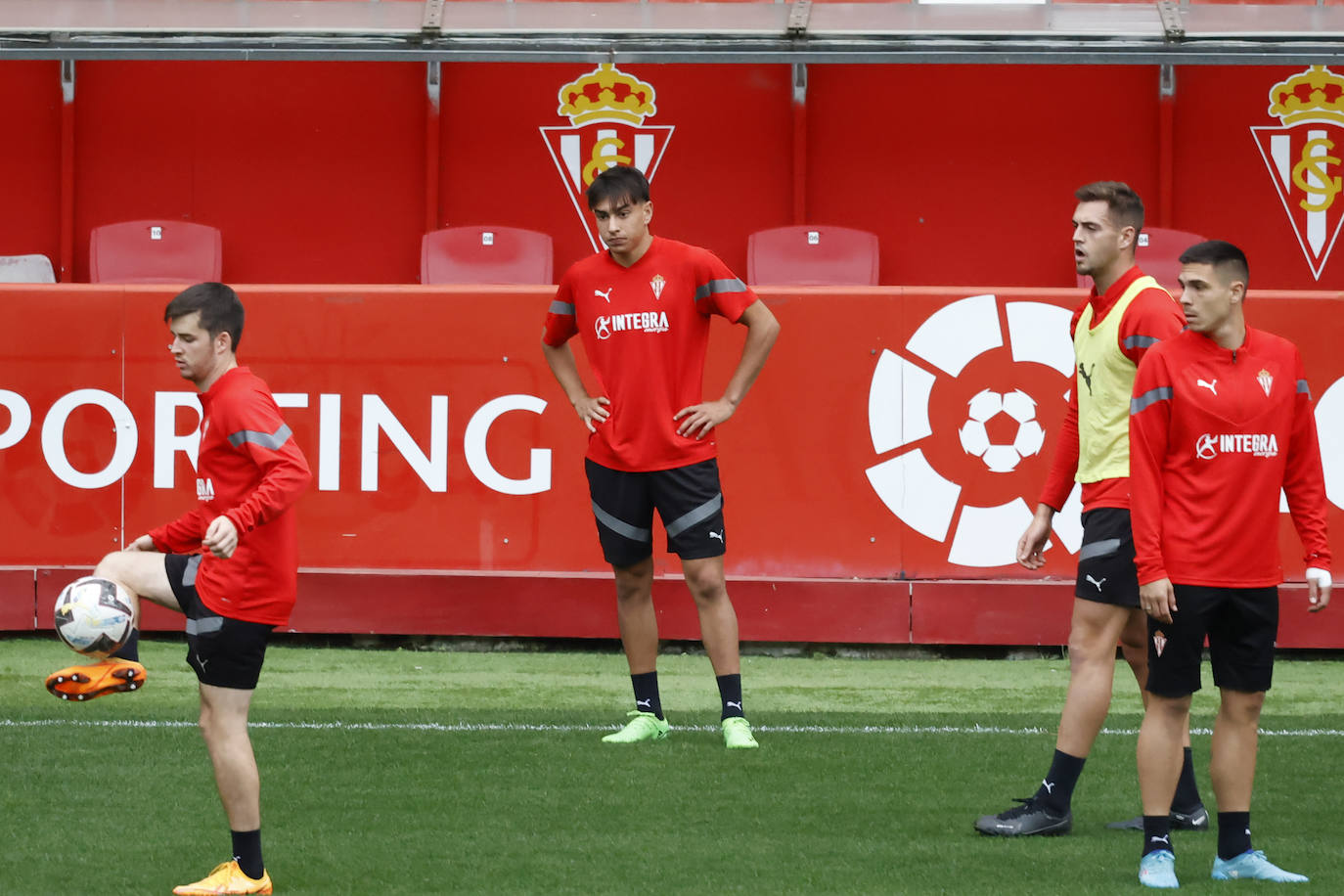 Fotos: Entrenamiento del Sporting (28/10/2022)