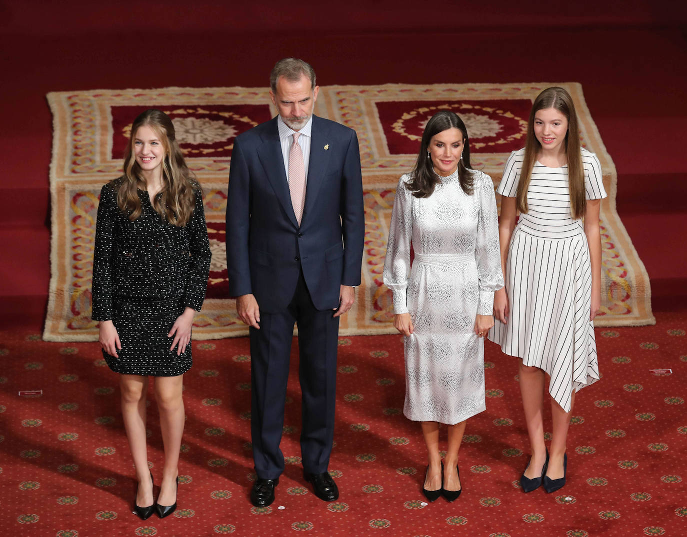 Fotos: Los estilismos de la Familia Real que conquistan Asturias