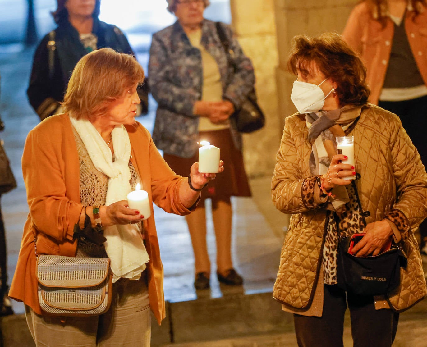 Fotos: Concentración de padres de familia separados en Gijón en memoria de Olivia