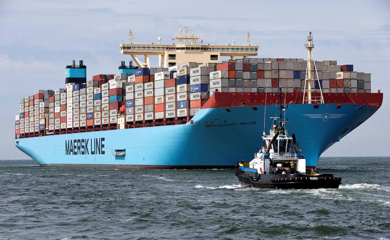 Buque de Maersk. 