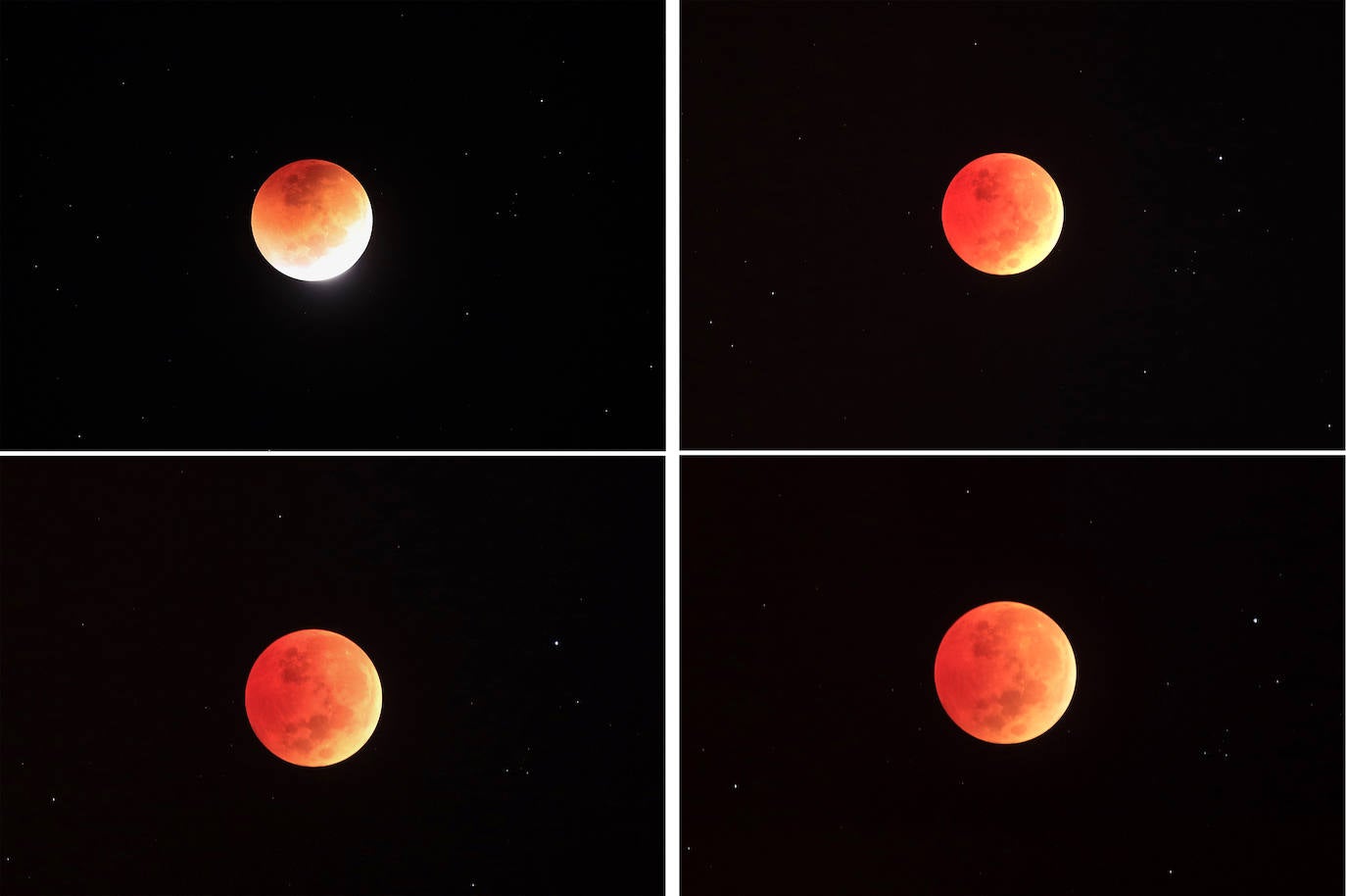 Fotos: Así se vio la &#039;luna de sangre&#039; en el mundo