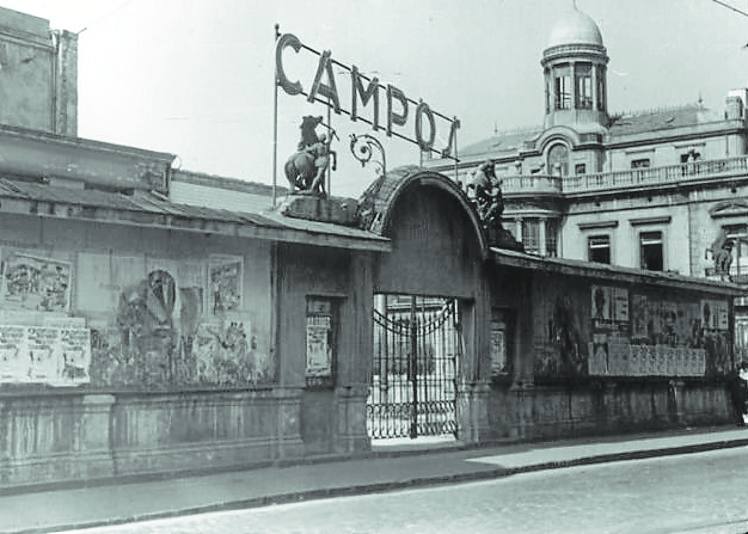 Los Campos Elíseos, en Gijón.