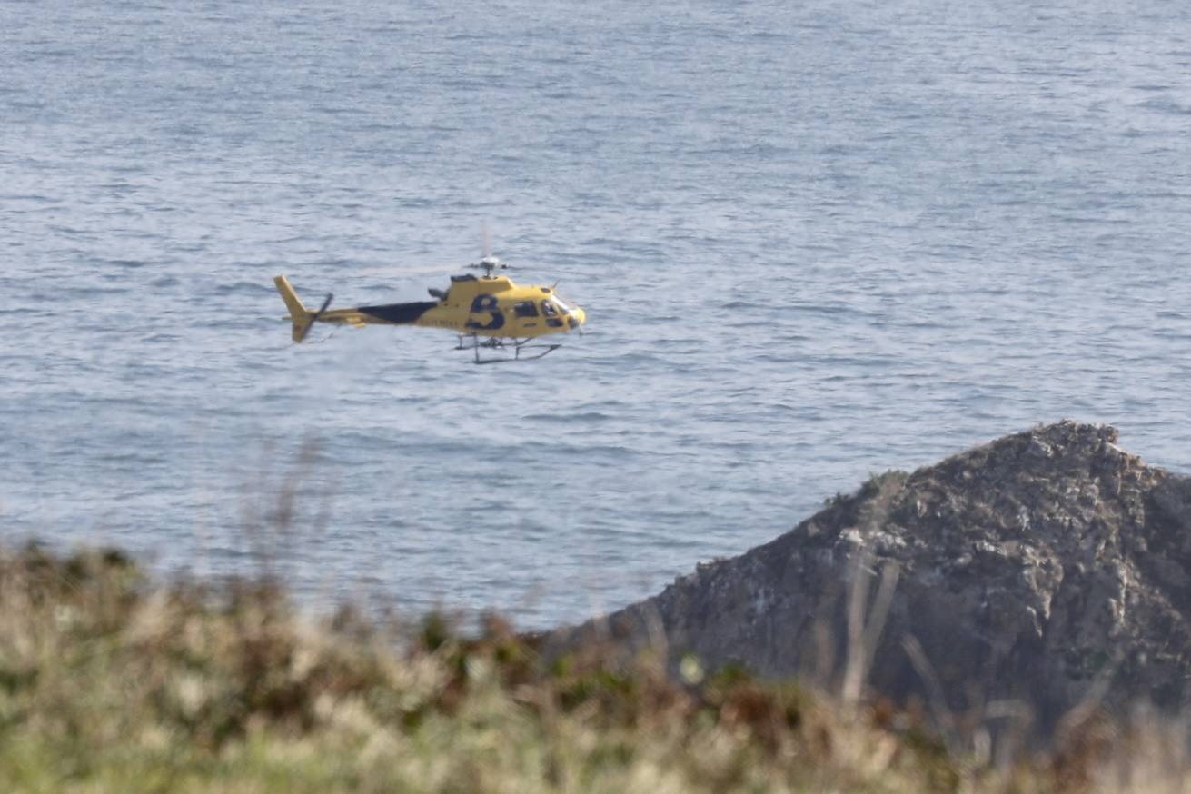 Fotos:Intensas labores de búsqueda en el Cabo Peñas